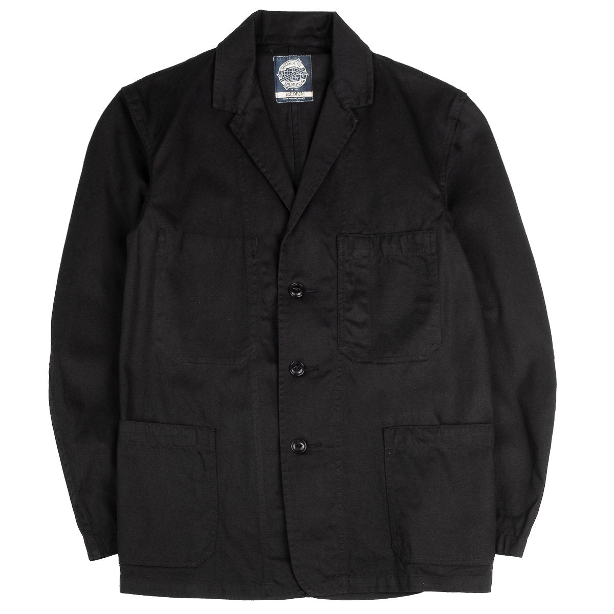 Buy online Yarmouth Oilskins | The Engineer Jacket - Black | Frontiers Man
