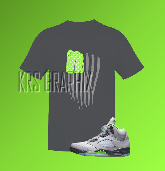 green jordan 5 shirt