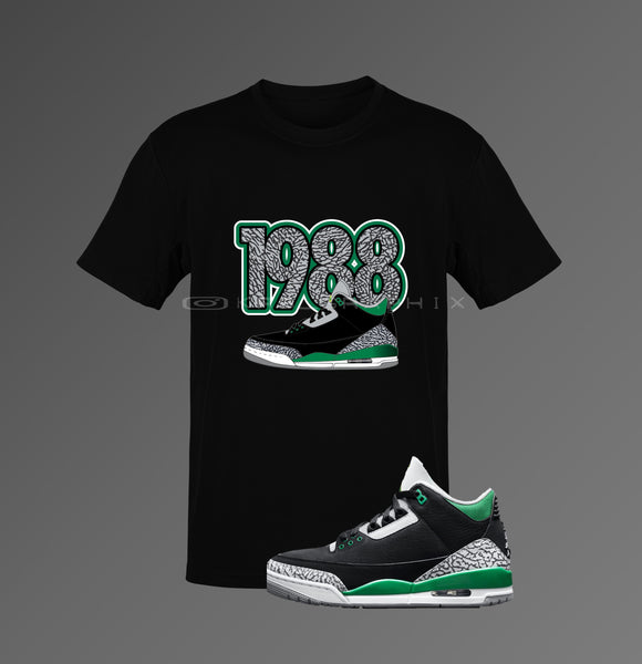 pine green 3s outfit