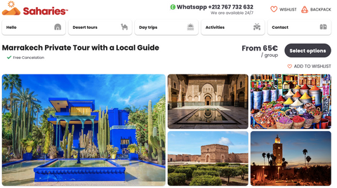 Marrakech Private tour with a local Guide
