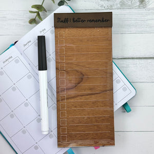 Dry erase to do list or reusable note board - Design4life Store - Magnetic Dry Erase Board For Locker