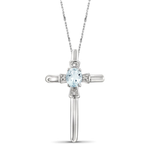 Platinum Cross Pendant for Women