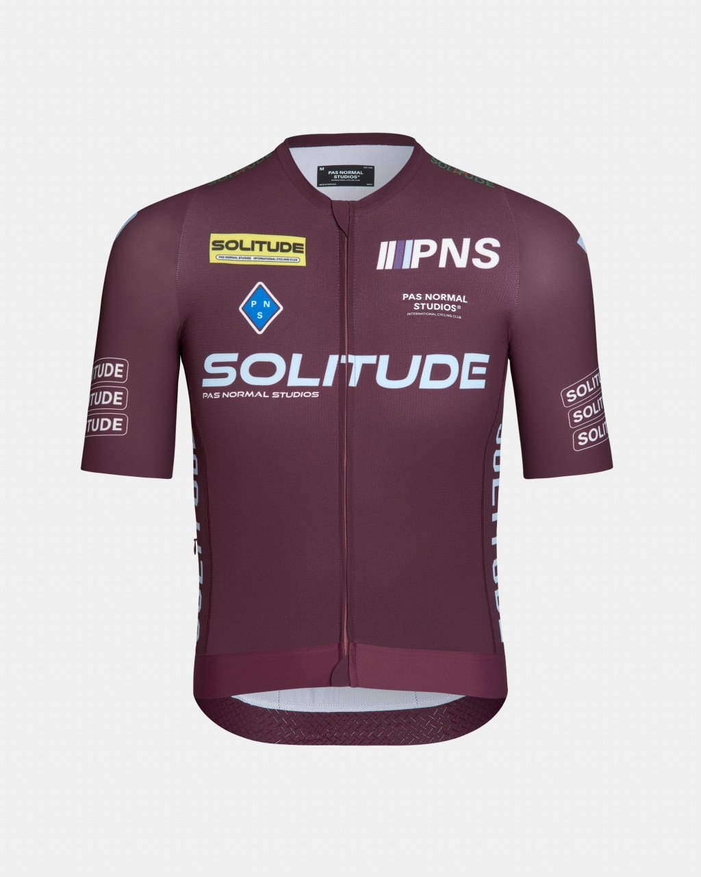 Men's Solitude Logo Jersey - Burgundy - Pas Normal Studios