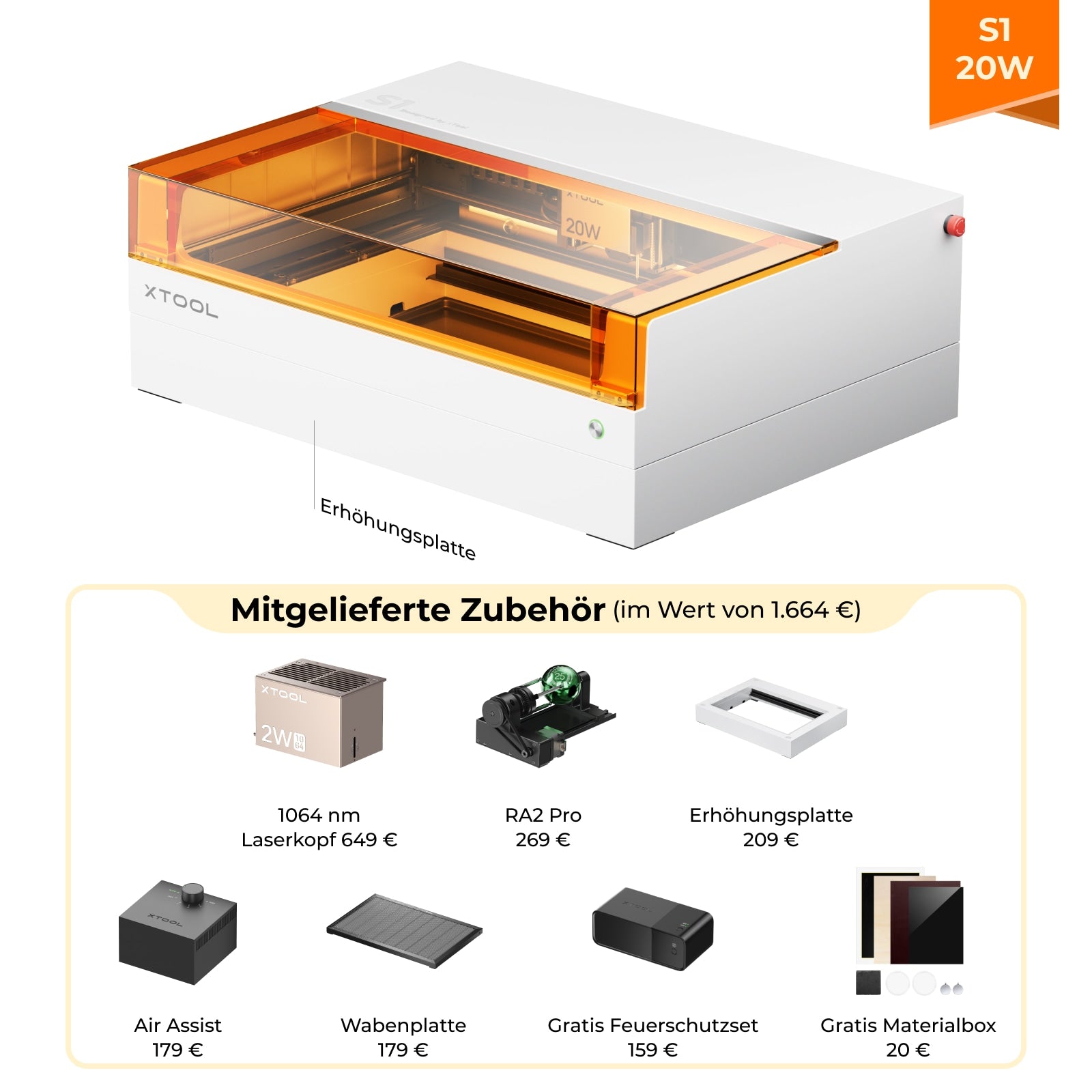 xTool S1: der sichere und leistungsstarke Diodenlaser