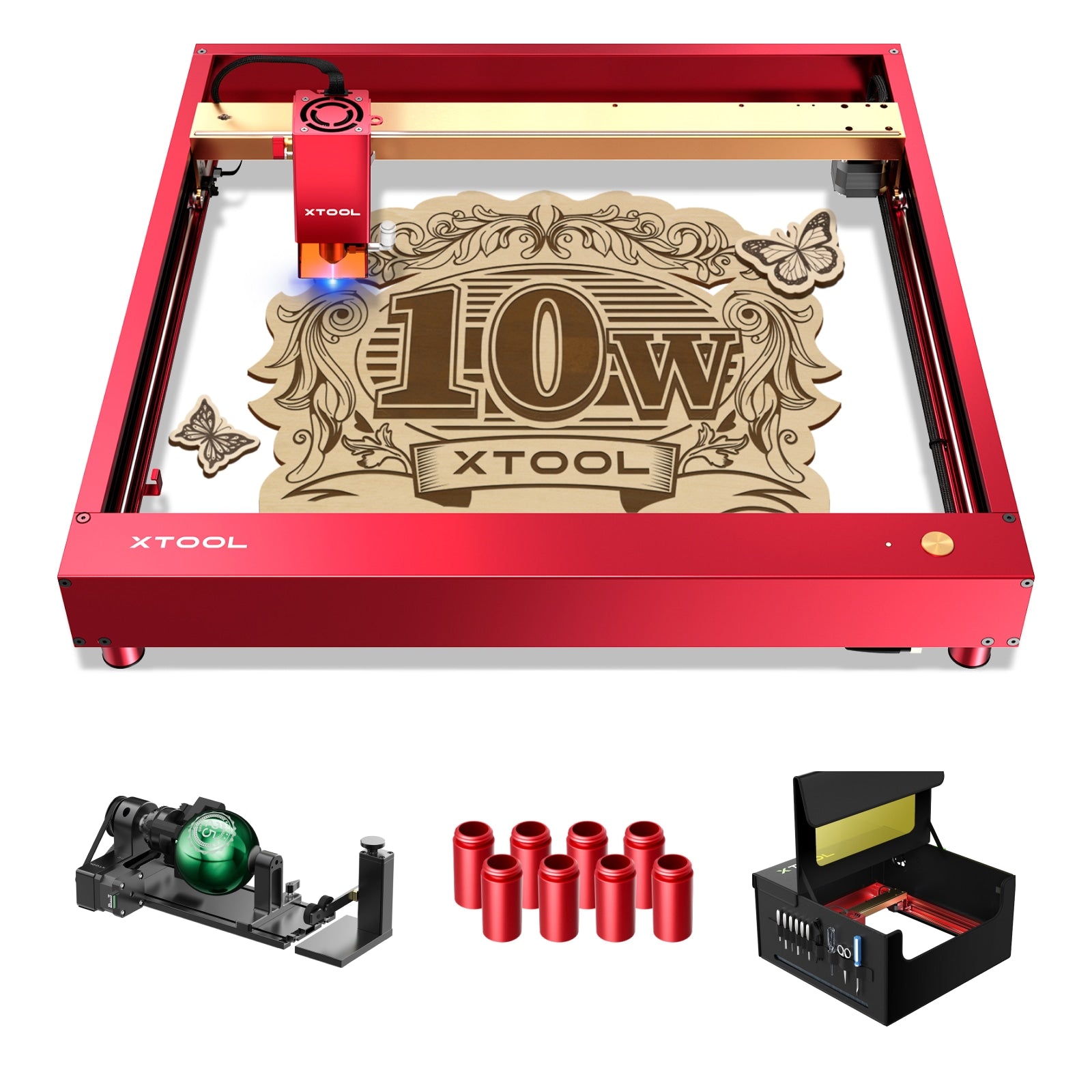 xTool D1 Pro 10W&5W Desktop Graviermaschine und Lasercutter
