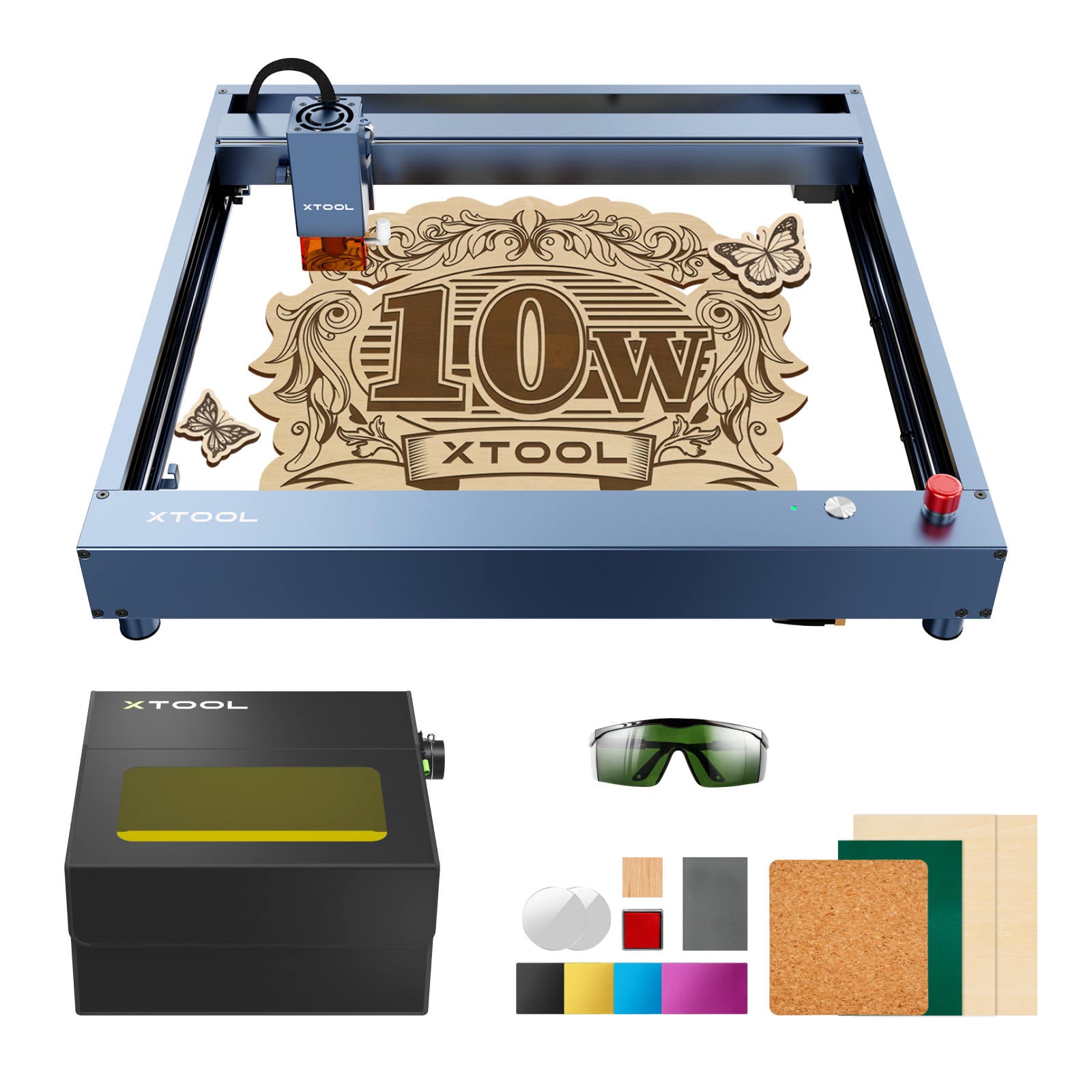 xTool D1 Pro 10W Desktop Graviermaschine und Lasercutter