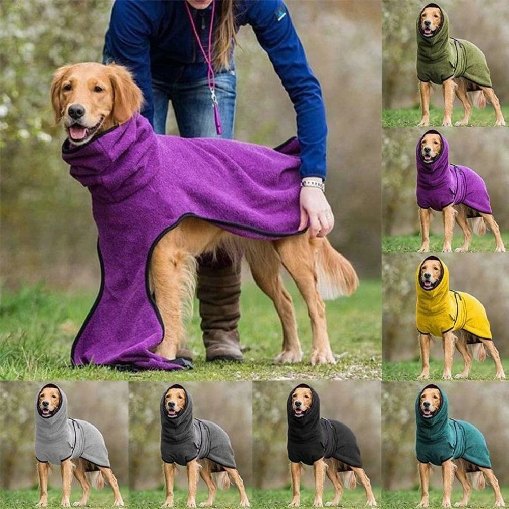 Microfiber Dog Bathrobe