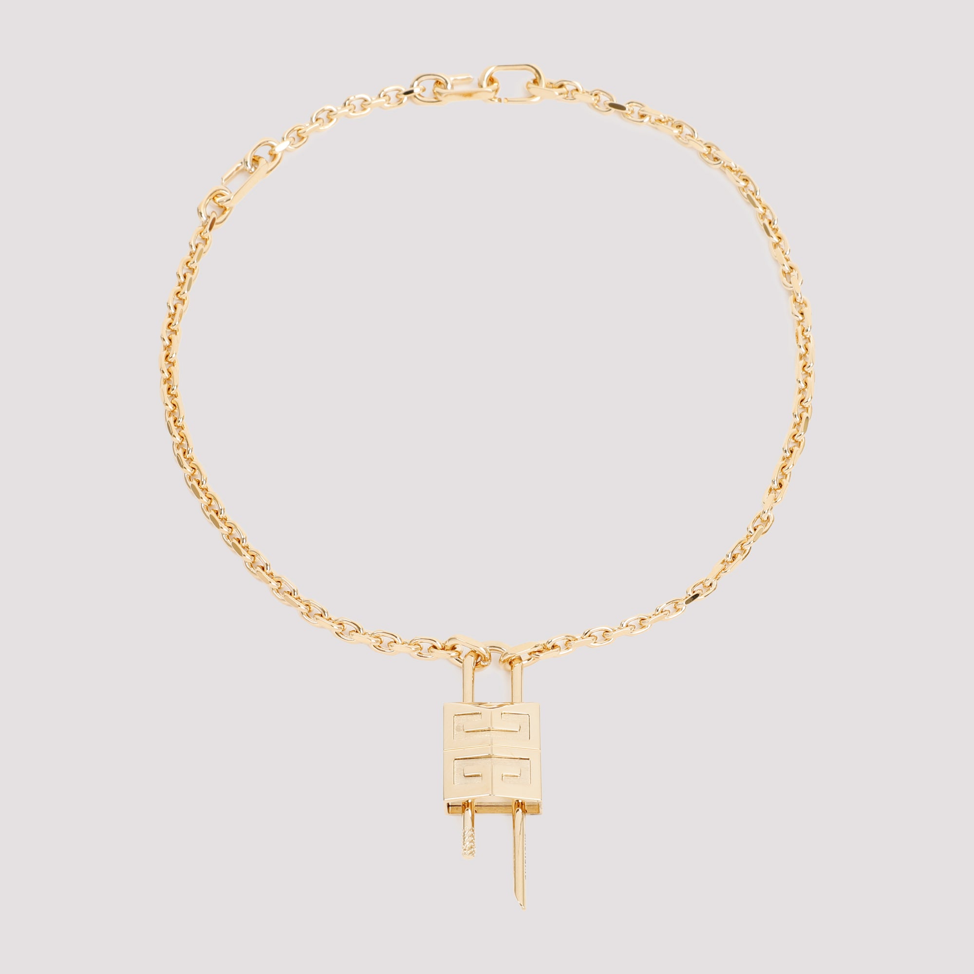 Givenchy Golden-tone Lock Necklace With 4g Padlock