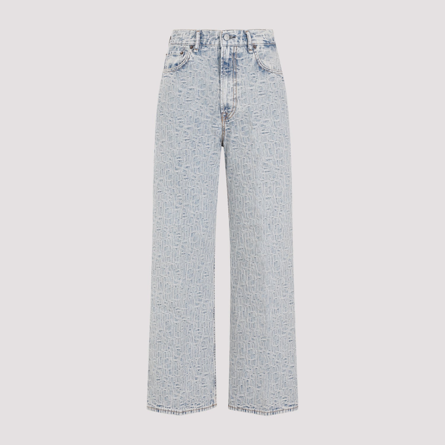 Acne Studios 5 Pockets Denim Jeans In Blue