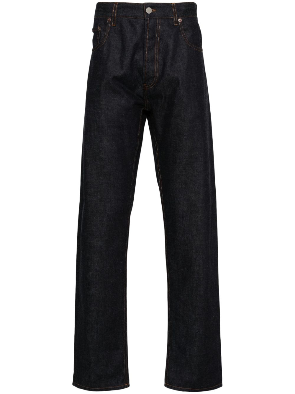 Prada Mid-rise Slim-fit Jeans In Black