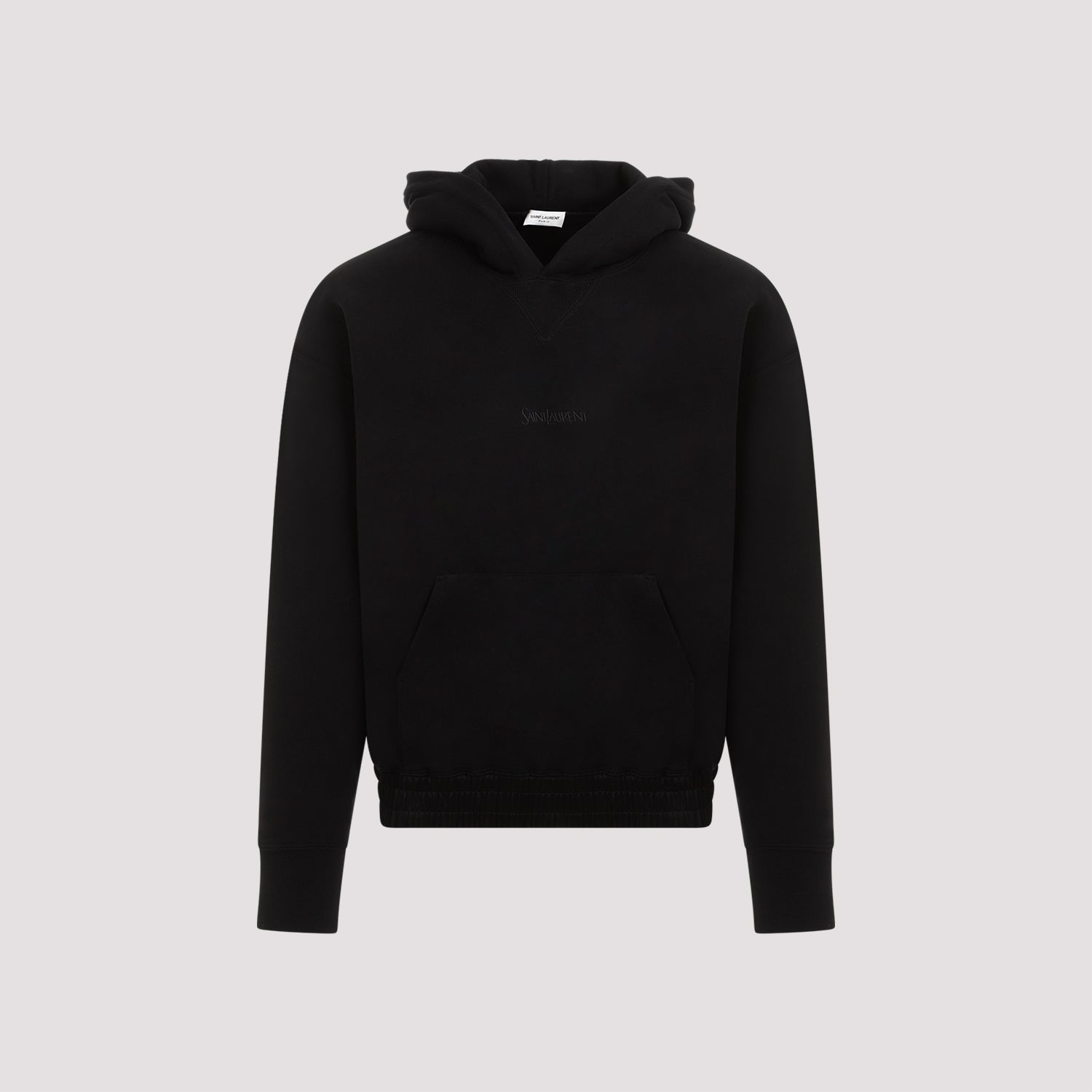 Saint Laurent Black Cotton Hoodie