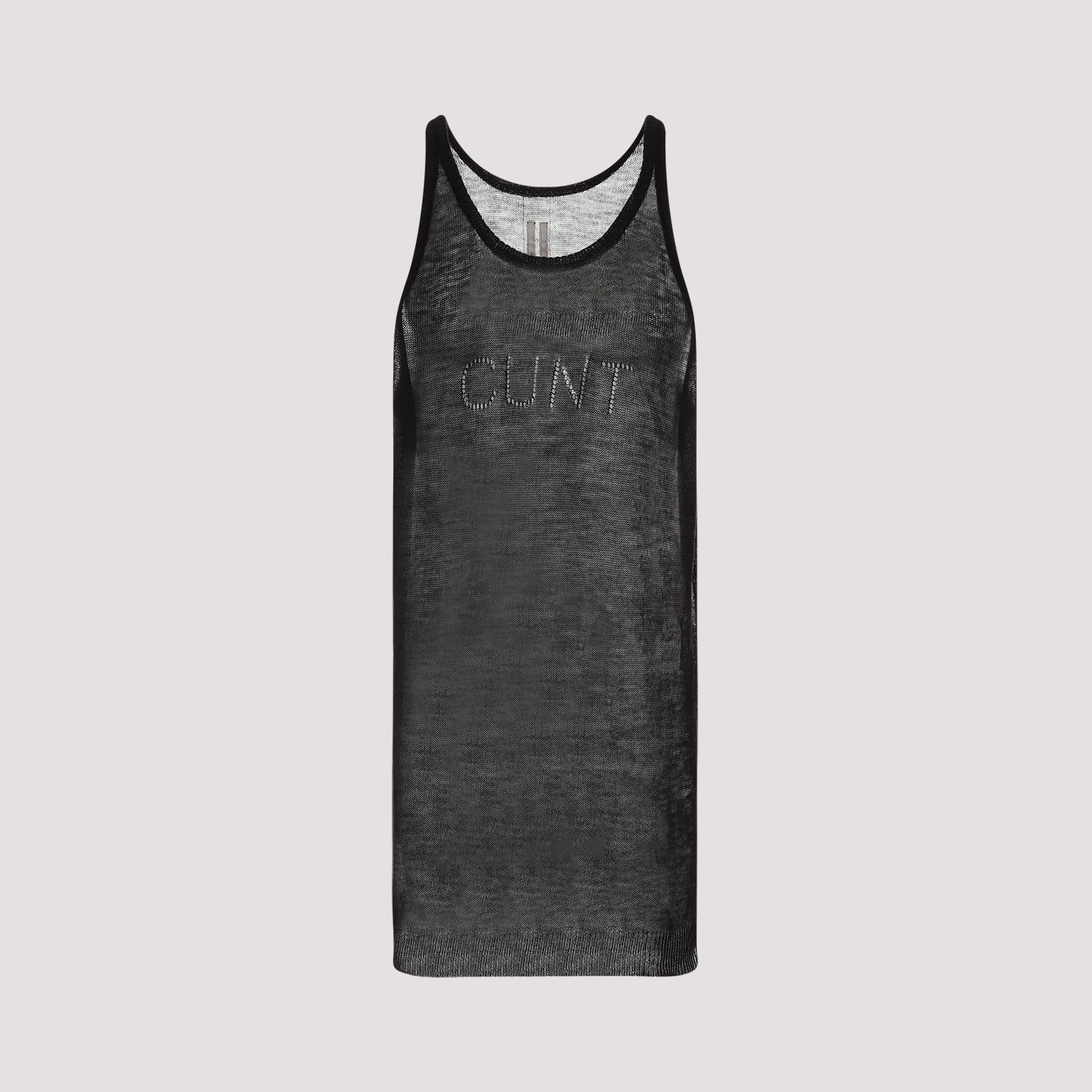 Rick Owens Cunt Tank Top In Grey