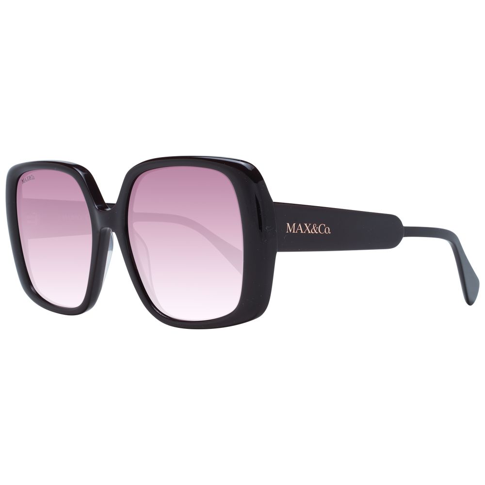 Max & Co Brown Women Sunglasses In Black
