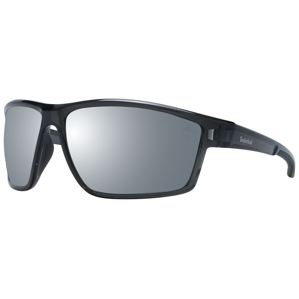 Timberland Gray Men Sunglasses In Black