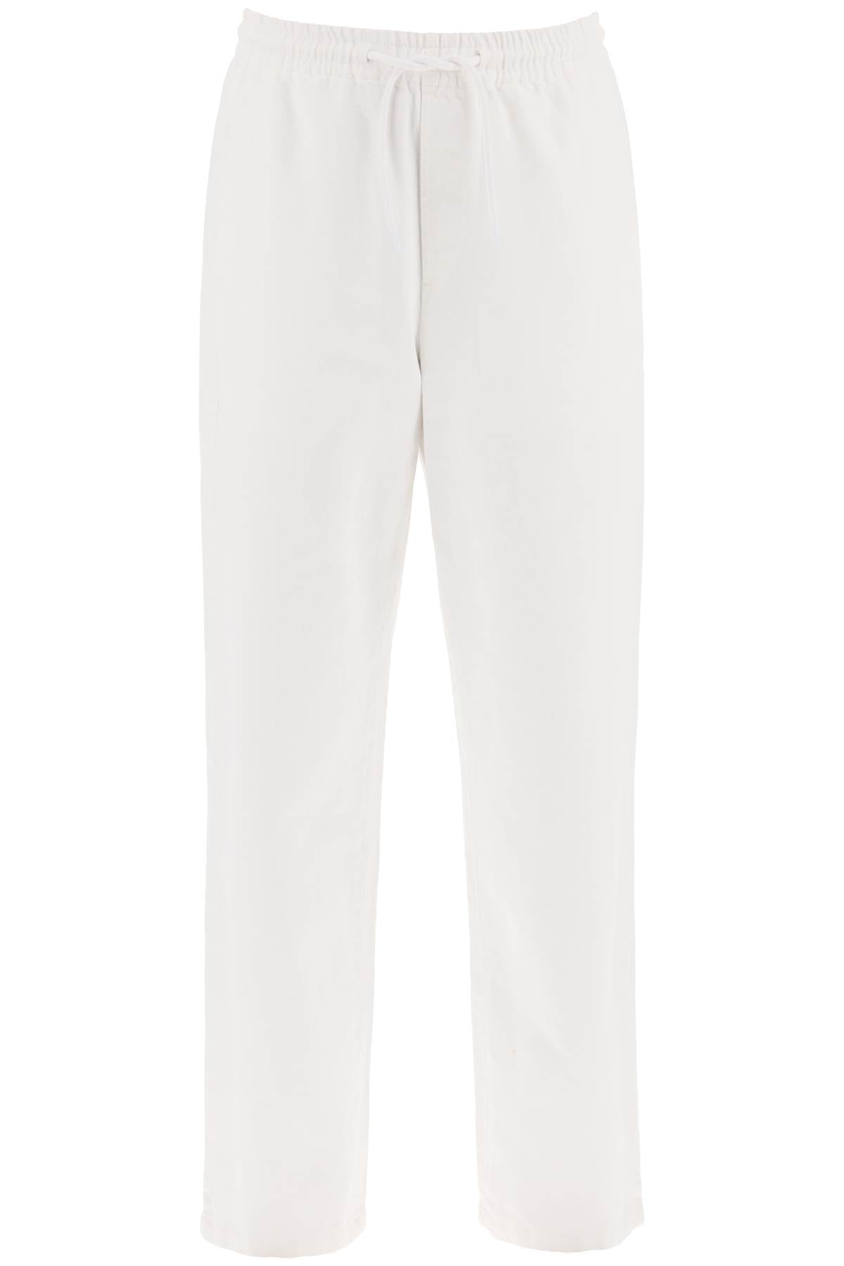 Apc Vincent Jeans With Drawstring Waistband In White