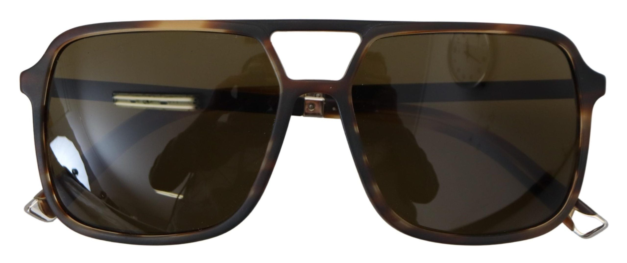 Shop Dolce & Gabbana Chic Basalto Collection Brown Sunglasses