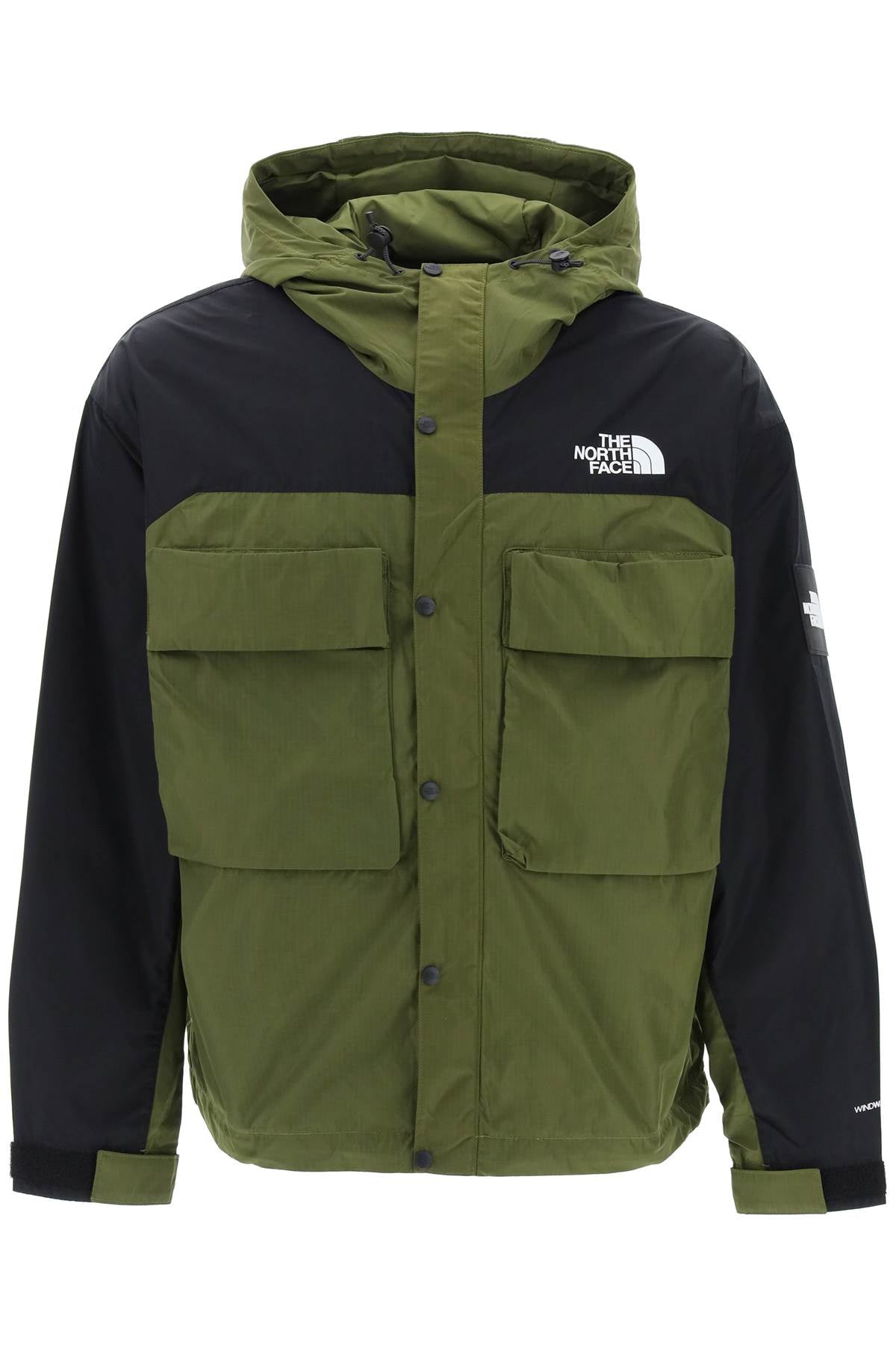 Shop The North Face Tustin Windbreaker With Cargo Pockets In Verde