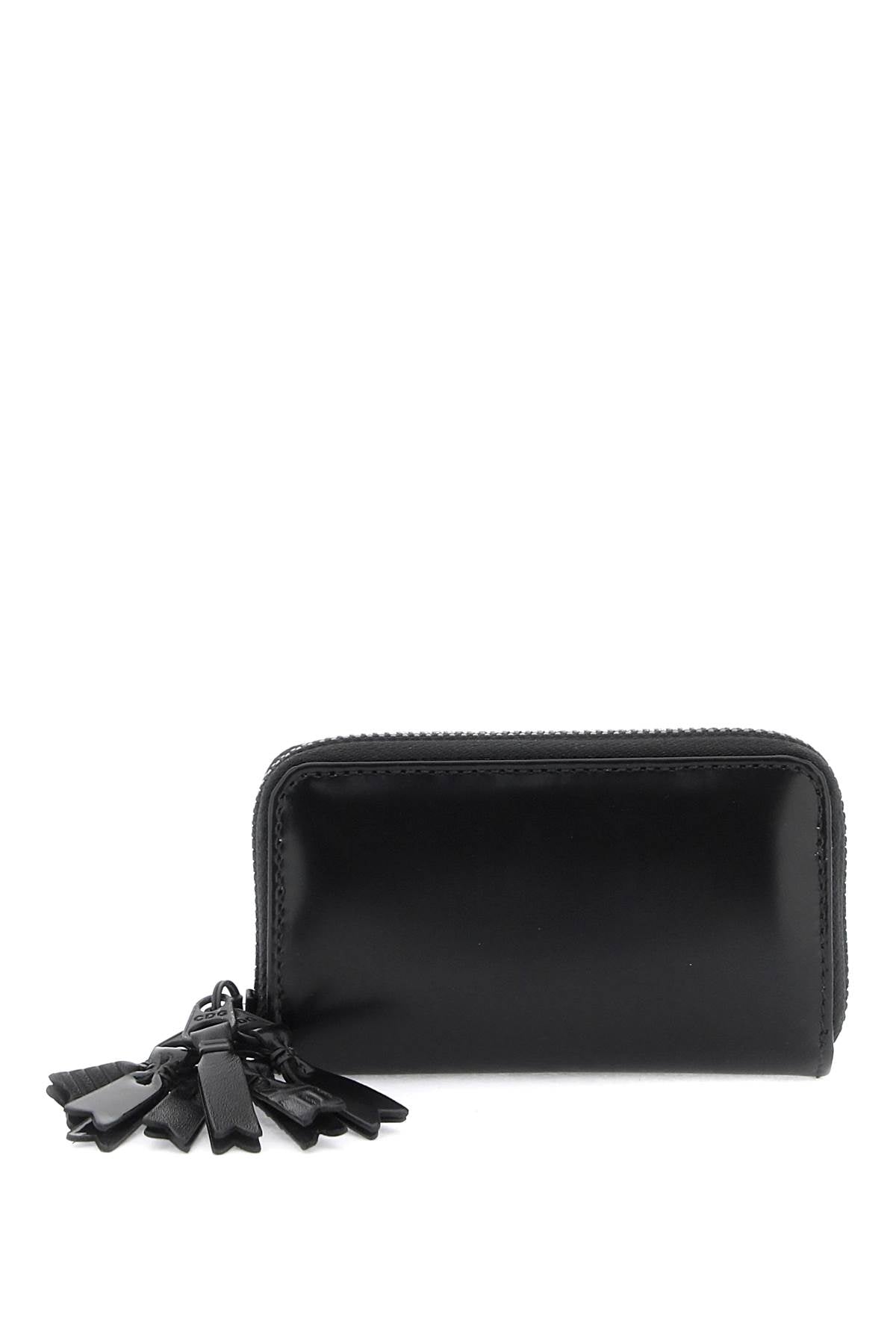 Shop Comme Des Garçons Mini Multi-zip Wallet With In Black