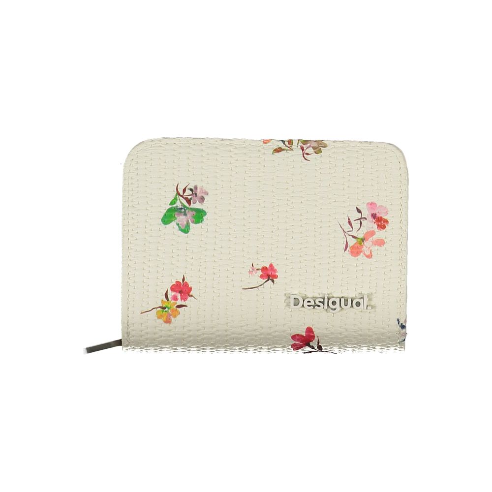 Shop Desigual White Polyethylene Wallet