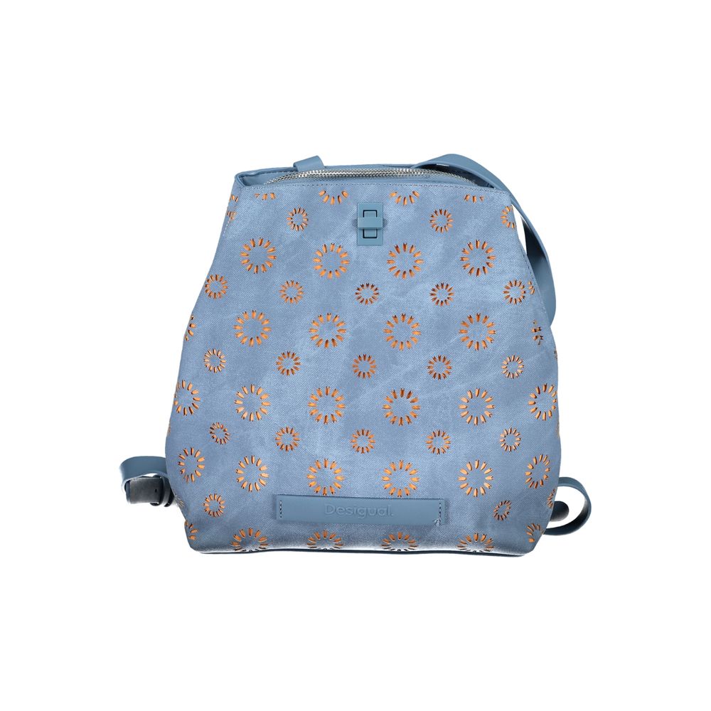 Shop Desigual Light Blue Polyethylene Backpack
