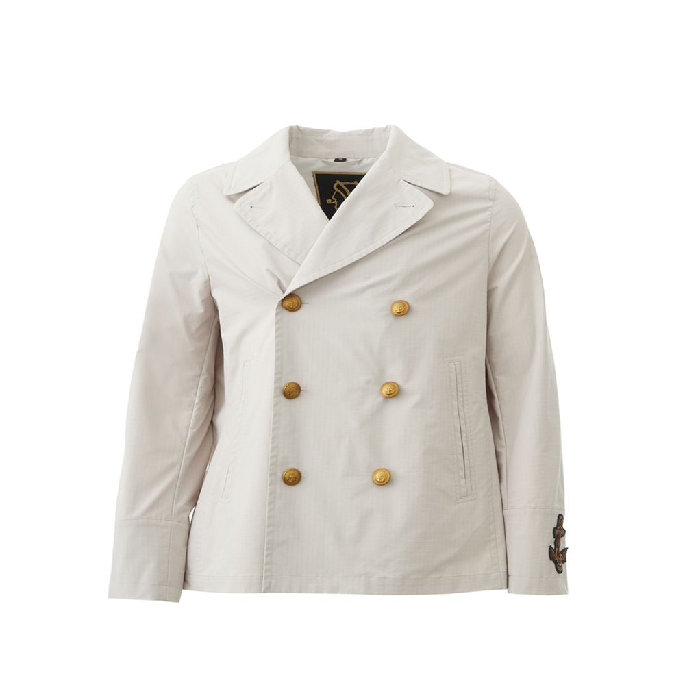 Sealup Elegant White Polyester  Jacket