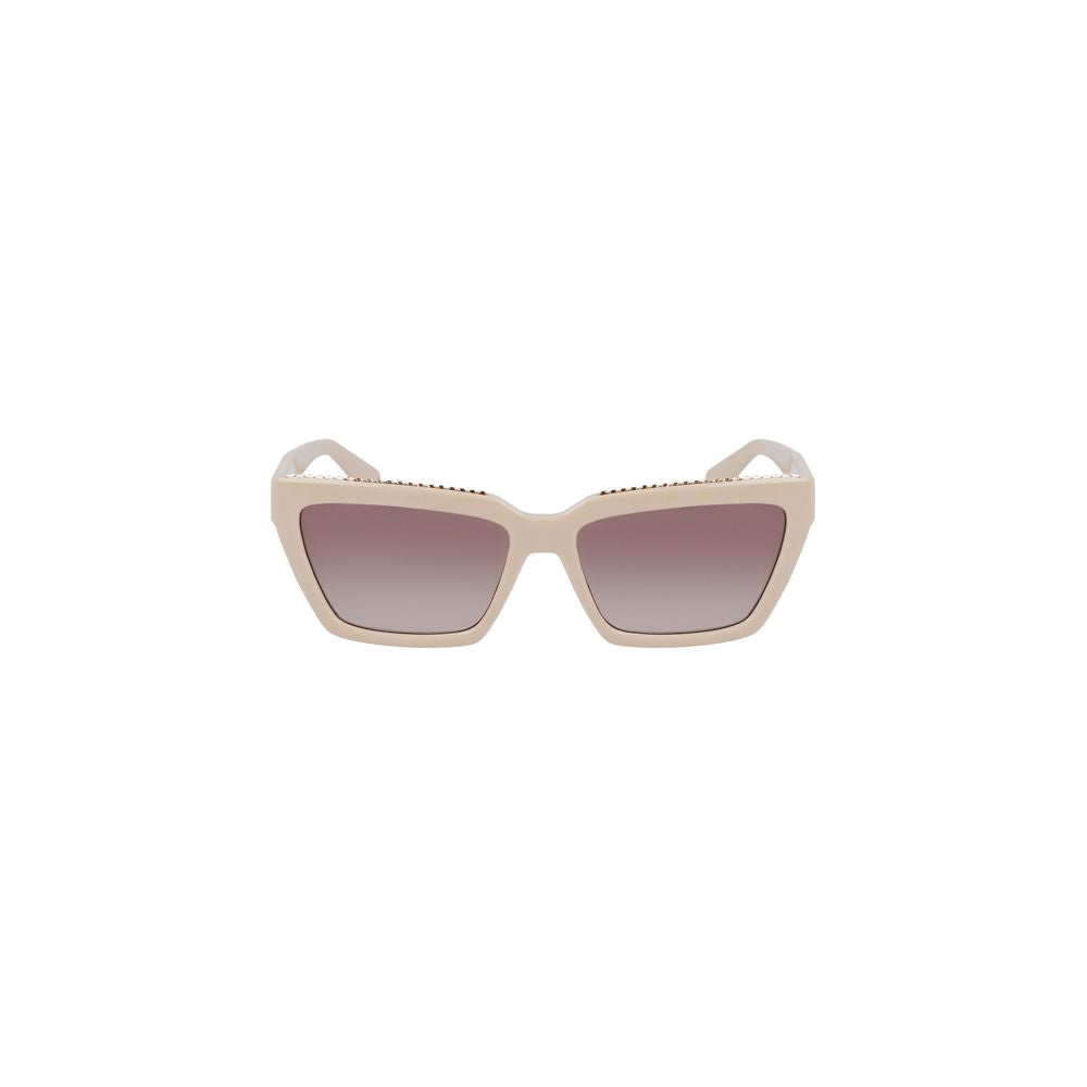 Liu •jo Beige Bio Injected Sunglasses In Neutral