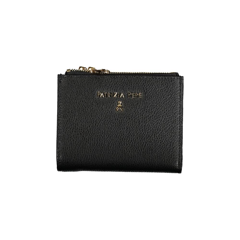 Shop Patrizia Pepe Black Leather Wallet