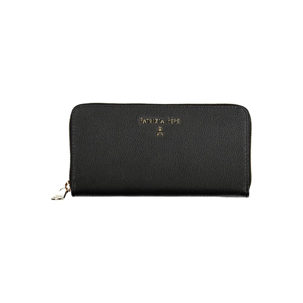 Shop Patrizia Pepe Black Leather Wallet