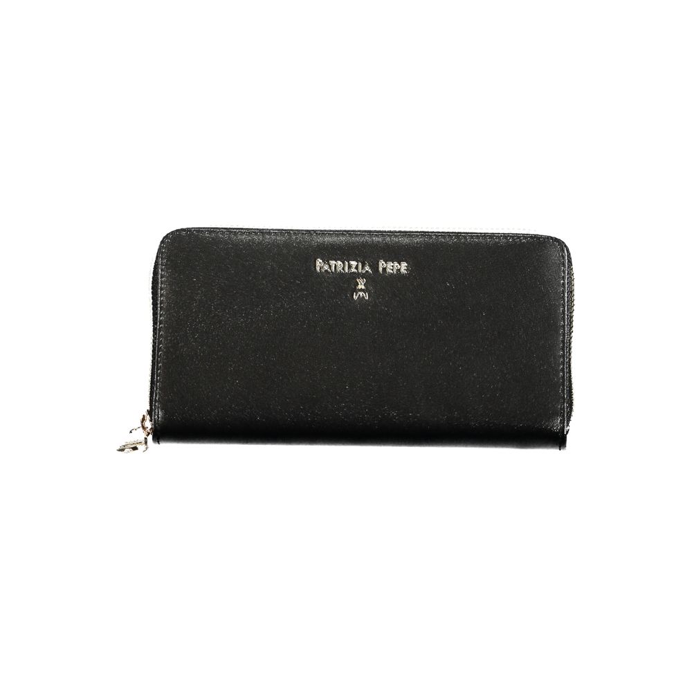 Shop Patrizia Pepe Black Leather Wallet