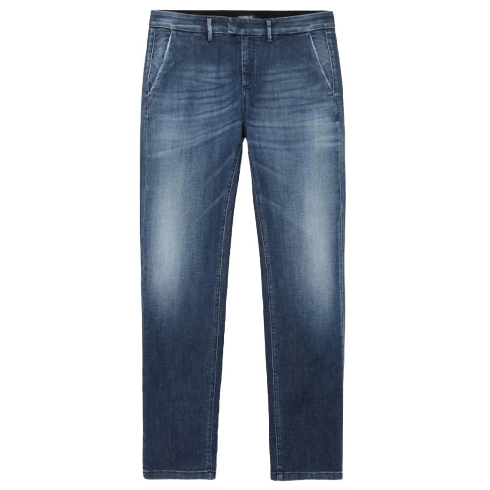 Shop Dondup Blue Cotton Jeans & Pant