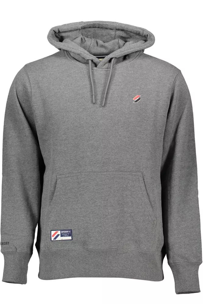 Superdry Gray Cotton Sweater - M