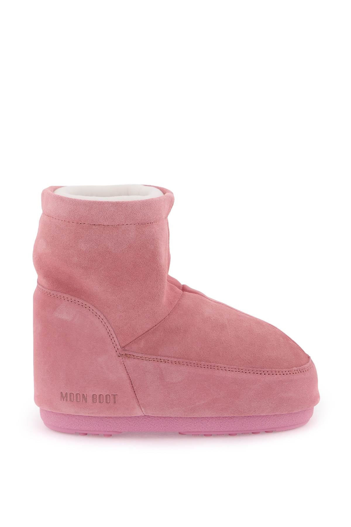 Moon Boot Icon Low Suede Snow Boots - 35/38 Rosa