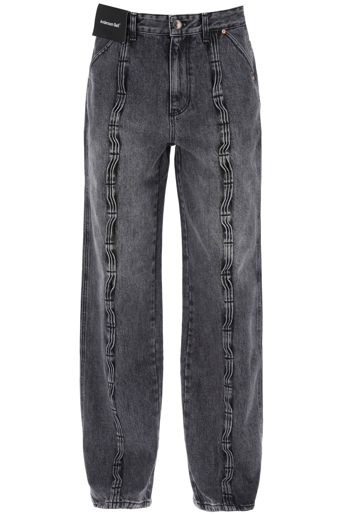 Andersson Bell Wave Wide Leg Jeans - 31 Grigio