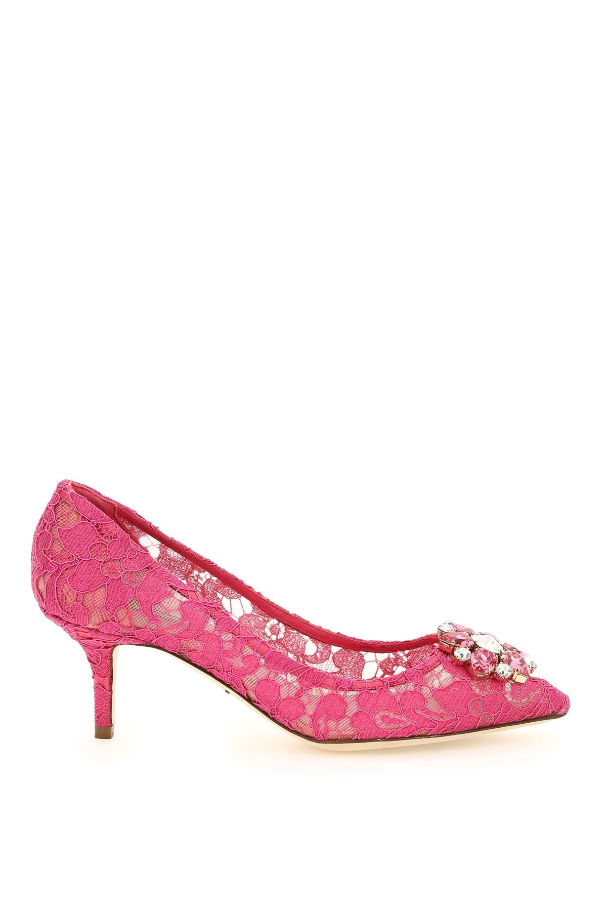 DOLCE & GABBANA CHARMANT LACE 'BELLUCCI' PUMPS