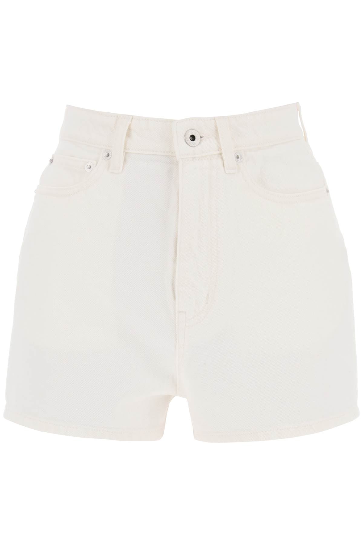 Kenzo Japanese Denim Shorts - 25 Bianco