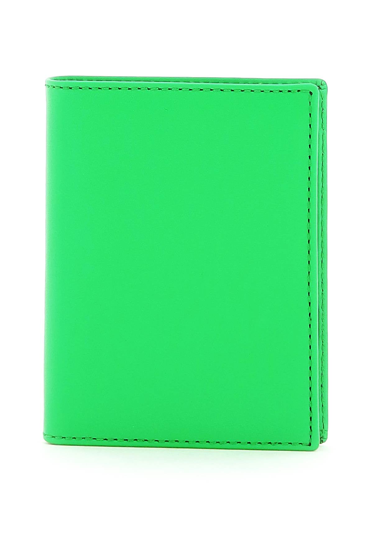 Comme Des Garcons Wallet Leather Small Bi-fold Wallet - OS Verde
