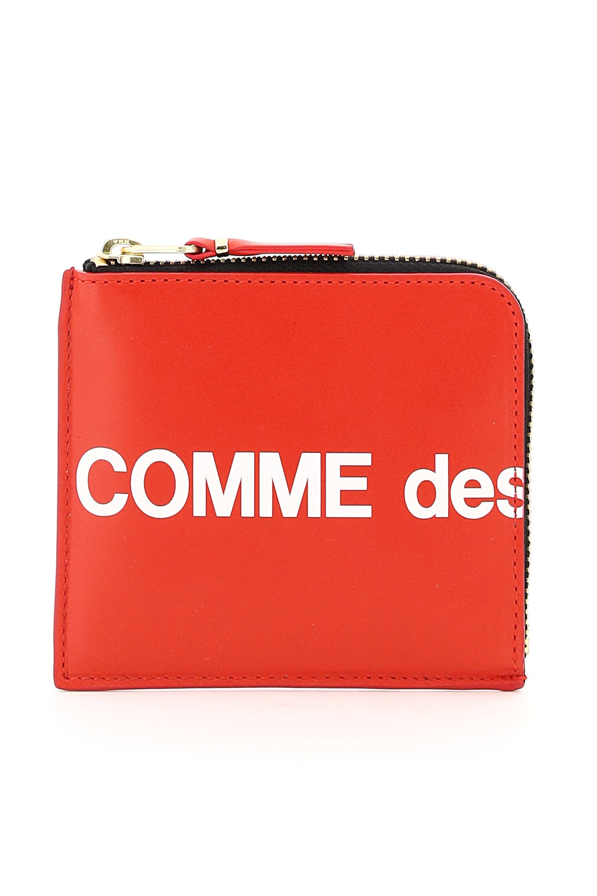 Comme Des Garcons Wallet Huge Logo Wallet - OS Rosso