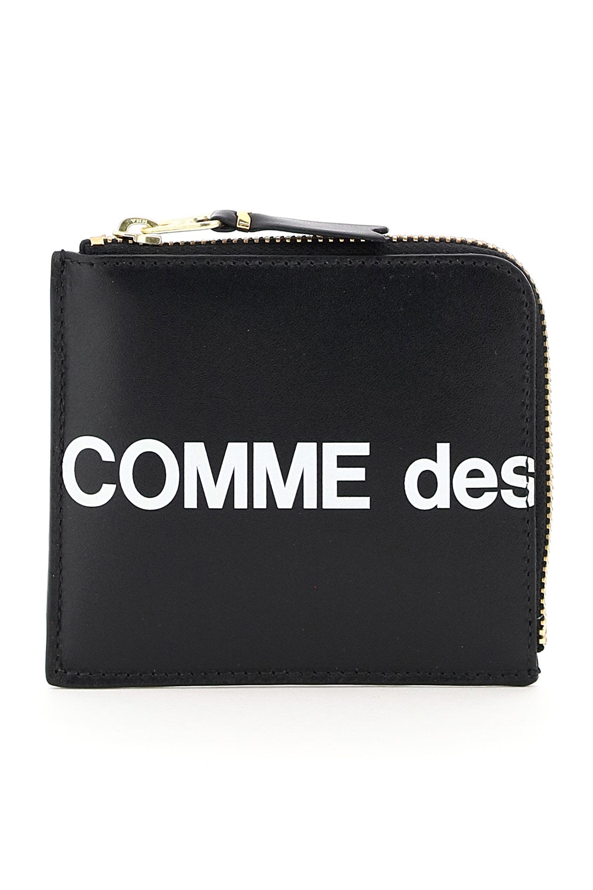 Comme Des Garcons Wallet Maxi Logo Wallet - OS Nero