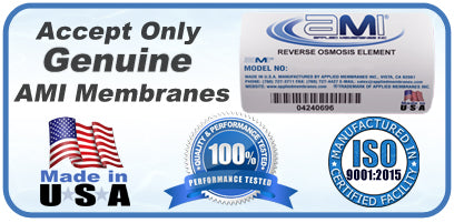 Genuine AMI RO Membranes Made in USA ISO Certified