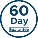 60 Day Guarantee icon for money-back guarantee