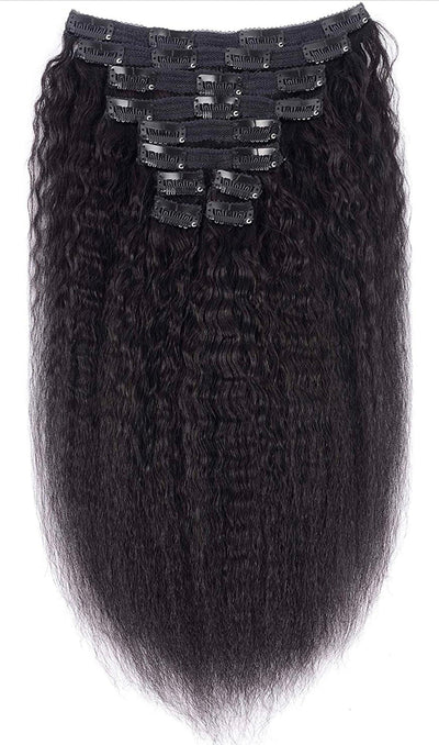 Raw Cambodian Le Kinky Straight Clip In Extensions - Glossyfinds