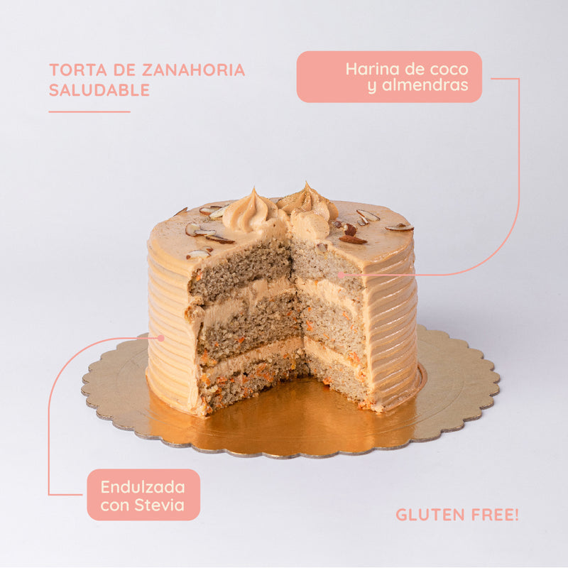 Torta de Zanahoria Saludable – Dulce Avellana