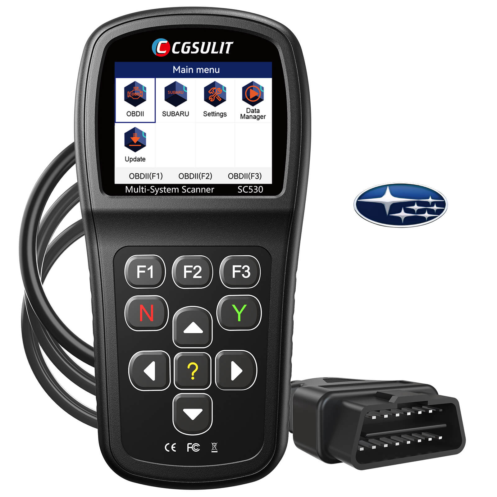 CGSULIT SC530 Subaru Scan Tool OBD2 Scanner with Bi-directional Control For All System Diagnosing