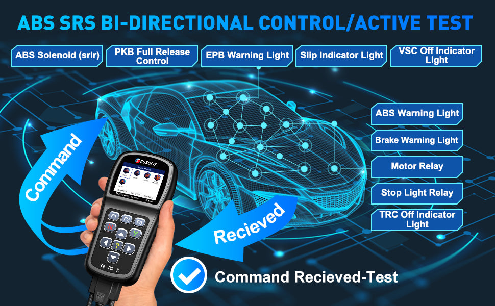 cgsulit sc530 bmw bi-directional scan too with active test