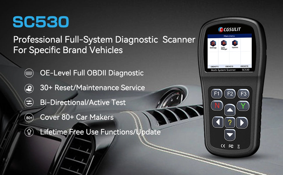 cgsulit sc530 gm scan tool with relearn compatibility