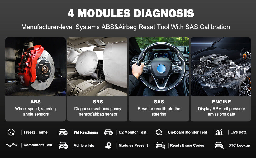 CGSULIT SC630 abs/sas/srs/engine diagnostic scanner for vehicles