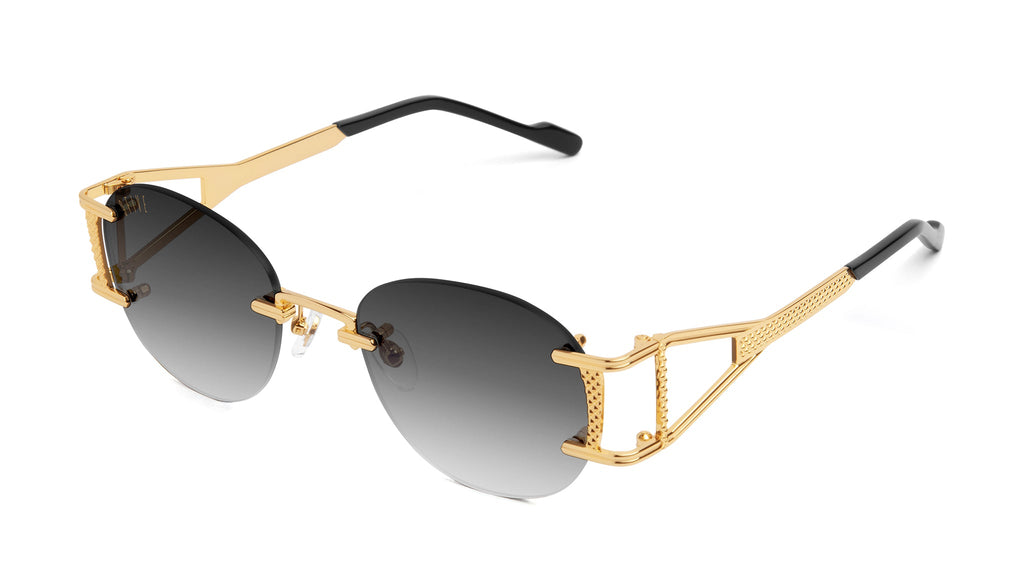 9FIVE Legacy Lite Black & 24K Gold Sunglasses – 9FIVE World