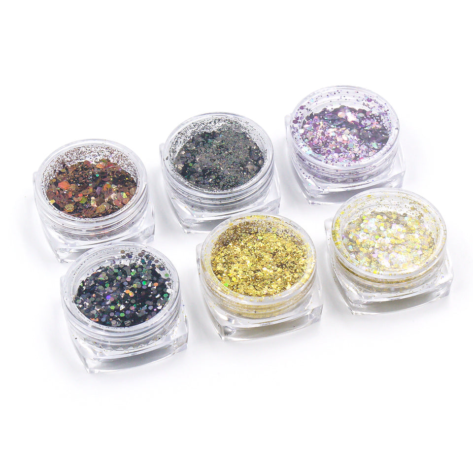 Iridescent Floating Galaxy Resin Glitter (High Quality)