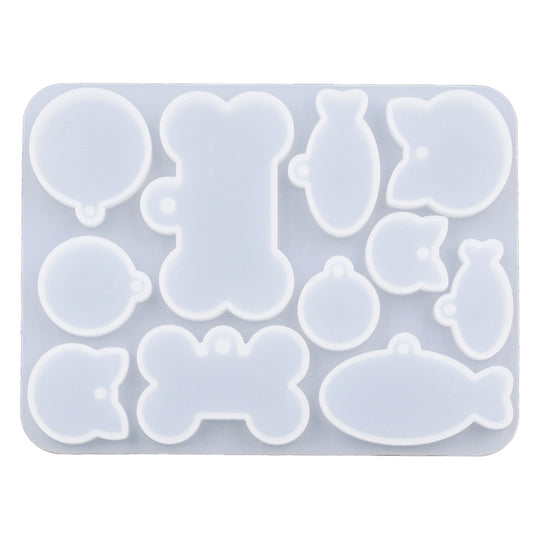 CLEARANCE Geometry Hair Clip Silicone Mold Assortment (3 Cavity