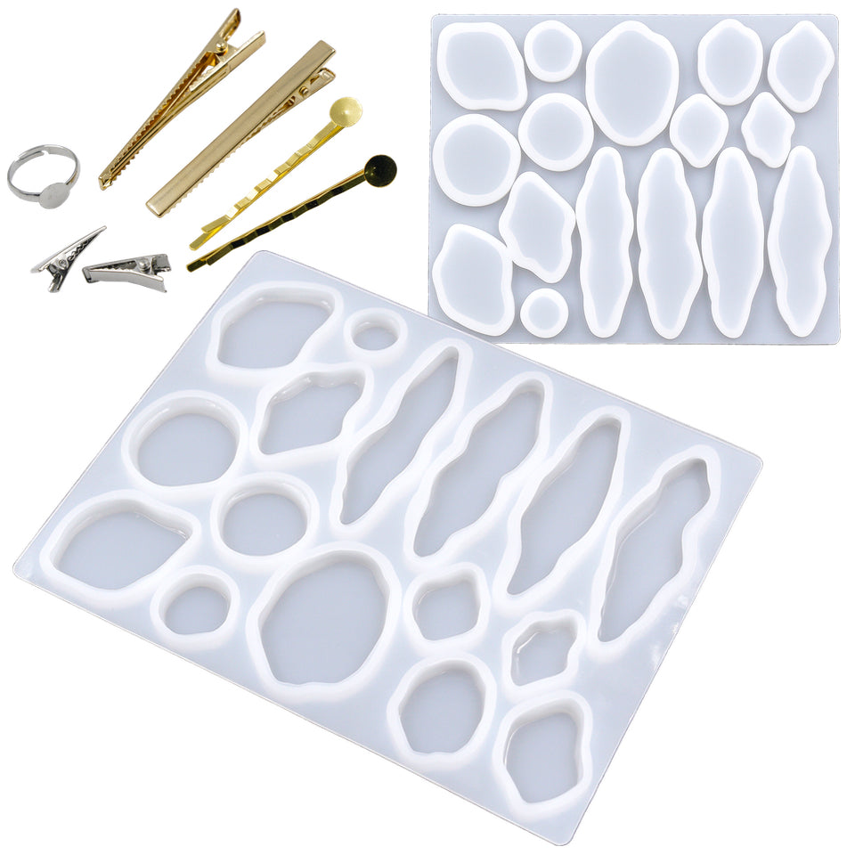 SHENGXINY Kitchen Supplies Clearance Resin Silicone Molds Crystal